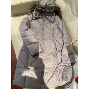 Kenneth Cole New York Silver Grey Parka Jacket